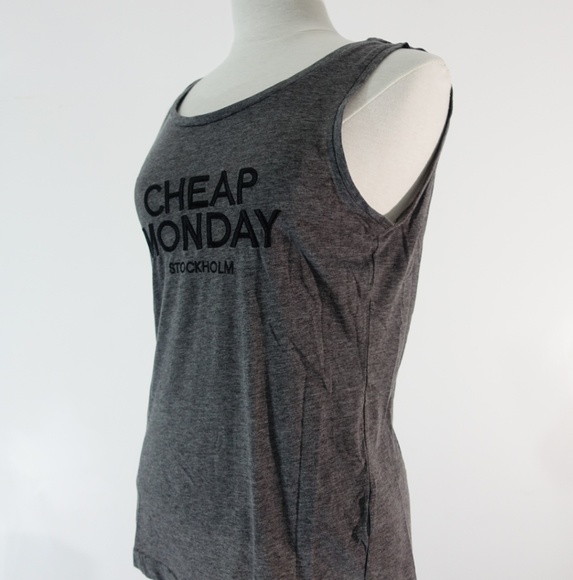 Cheap Monday grey tank top size XS - Picture 2 of 4